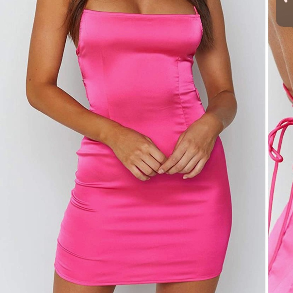 Backless Bodycon Mini Dress